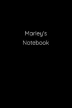 Paperback Marley's Notebook: Notebook / Journal / Diary - 6 x 9 inches (15,24 x 22,86 cm), 150 pages. Book