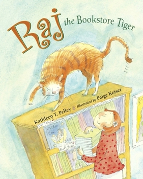 Hardcover Raj the Bookstore Tiger Book
