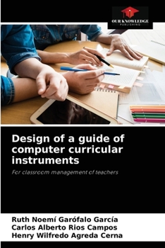 Paperback Design of a guide of computer curricular instruments Book