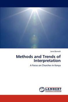 Paperback Methods and Trends of Interpretation Book