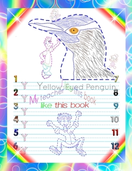 Paperback ABC Book for Pre Kindergarten Kids: ABC book for pre kindergarten kids. Y is a Yellow-eyed penguin. Learn, draw and trace ABC book for pre kindergarte Book