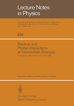 Electron And Photon Interactions At Intermediate Energies: Proceedings Of The 1984 Workshop Held At Bad Honnef, Germany, October 29 31, 1984 (Lecture Notes In Physics)