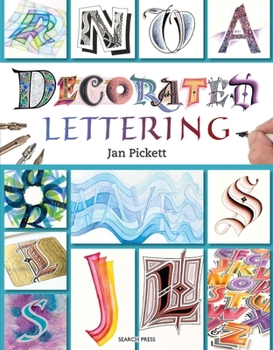 Paperback Decorated Lettering Book