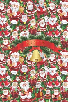 Paperback Notes: Santa Claus Christmas - Blank Lined Journal Notebook - For Writing Notes or Journaling Book