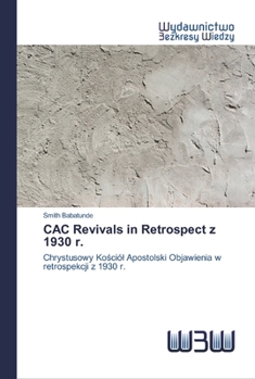 Paperback CAC Revivals in Retrospect z 1930 r. [Polish] Book