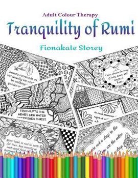 Paperback Tranquility of Rumi: Colouring Book for Adults Book