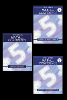 Paperback Fifth Grade Math with Confidence Complete Bundle Book