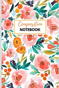 Paperback Composition Notebook: Notebook 6x9 in., Journal For Girls, Perfect for school, Writing Poetry, Diary Journal, Gratitude Writing, Dream Journ Book