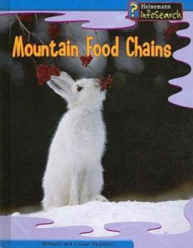 Library Binding Mountain Food Chains Book