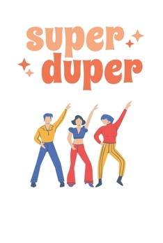 Paperback Super Duper: Monthly Planner Book