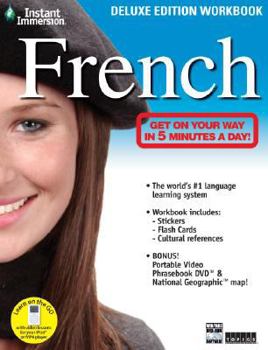 Paperback Instant Immersion French [With Stickers and Flash Cards and DVD-ROM] Book