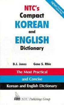 Hardcover NTC's Compact Korean and English Dictionary Book