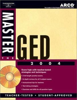 Paperback Arco Master the GED Book