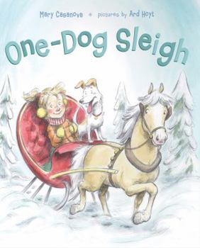 Hardcover One-Dog Sleigh: A Picture Book