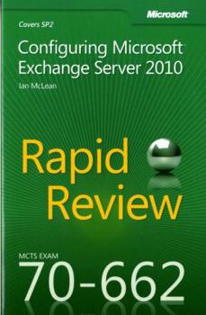 Paperback McTs 70-662 Rapid Review: Configuring Microsoft Exchange Server 2010 Book
