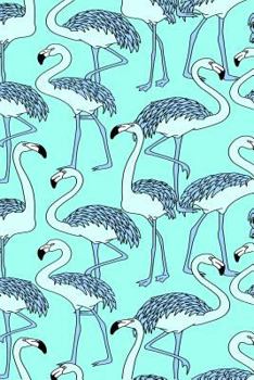 Paperback Diabetic Log Book: Portable Blood Glucose Chart, Daily Diary - Small Notebook - Blue Flamingos Book