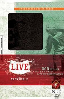 Imitation Leather Live Bible-NLT [With Stickers and Poster] Book