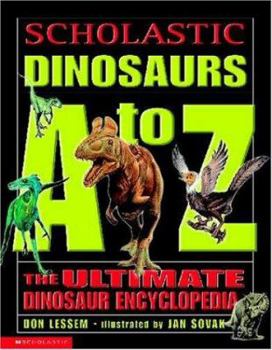 Hardcover Scholastic Dinosaur A to Z Book
