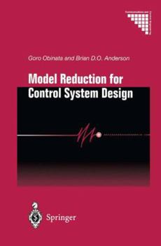 Hardcover Model Reduction for Control System Design Book