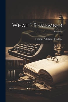 Paperback What I Remember; Volume 2 Book