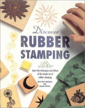 Hardcover Discover Rubber Stamping Book