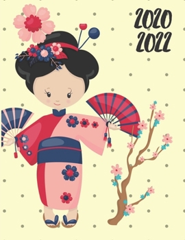 2020-2022 Three 3 Year Planner Geisha Girl Monthly Calendar Gratitude Agenda Schedule Organizer: 36 Months Calendar; Appointment Diary Journal With ... Notes, Julian Dates & Inspirational Quotes