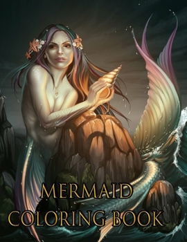 Paperback Mermaid Coloring Book: Mermaid Adult Acoloring Book: Book