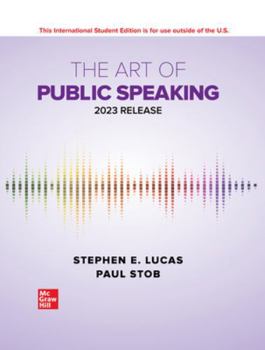 Paperback ISE The Art of Public Speaking: 2023 Release Book