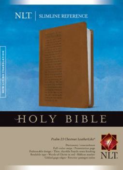 Paperback Slimline Reference Bible-NLT-Psalm 23 Book