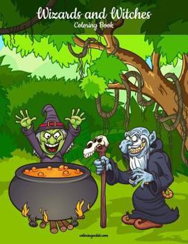 Paperback Wizards and Witches Coloring Book 1 Book