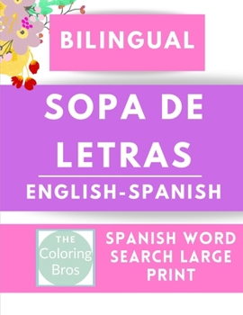 Paperback Spanish Word Search Large Print: SOPA de LETRAS [Spanish] Book