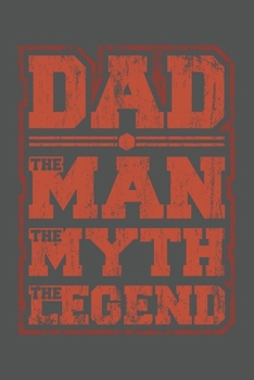 Dad The Man The Myth The Legend: Dad Bester Papa Geschenk Für Vater Dina5 Kariert Notizbuch Tagebuch Planer Notizblock Malheft Kladde Journal Strazze
