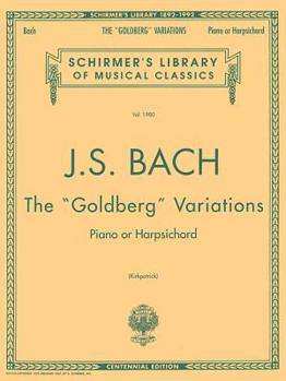 Paperback Bach: Goldberg Variations: Schirmer Library of Classics Volume 1980 Piano Solo Book