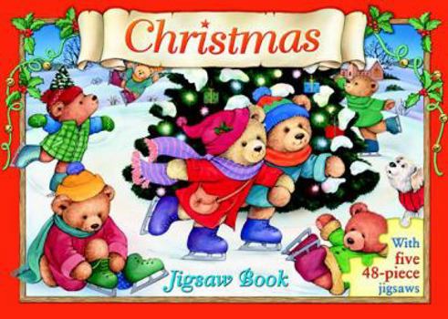 Hardcover Christmas Jigsaw Book