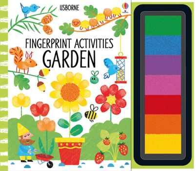 Paperback Fingerprint Activities: Garden Book