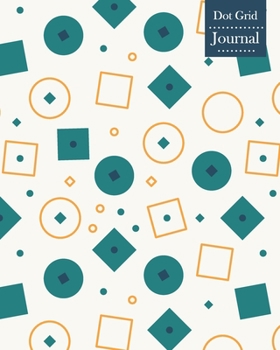 Paperback Dot Grid Journal: Notebook Planner with Geometric Pattern Themed Cover Design Book