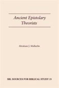 Paperback Ancient Epistolary Theorists Book