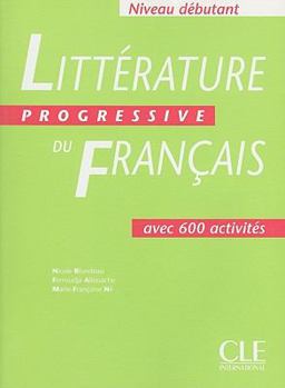 Paperback Litterature Progressive Du Francais: Niveau Debutant [French] Book