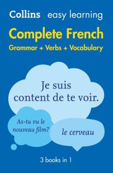 Paperback Complete French Grammar Verbs Vocabulary: 3 Books in 1 Book