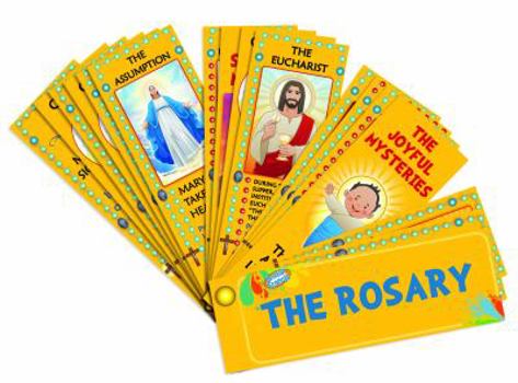 Ring-bound The Catholic Rosary Devotional Fan Book