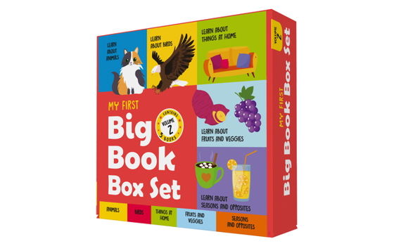 Board book My First Big Book Box - Volume 2 (5 Books Tuck-Box): A Boxset of 5 Illustrated Big Board Books for Preschool Kids, Toddlers [Penguin Early Learning Se Book