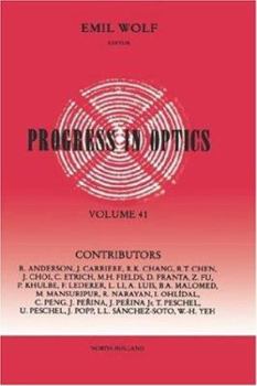Hardcover Progress in Optics: Volume 41 Book