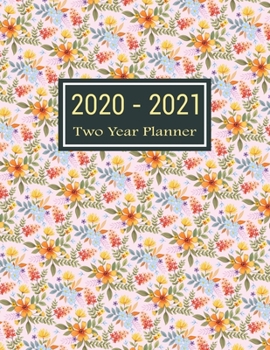 Paperback 2020-2021 Two Year Planner: Amazing Nature Two Year Planner, Two Year Calendar 2020-2021, Daily Monthly Planner 2020 Size 8.5 x 11 Inch, Business Book