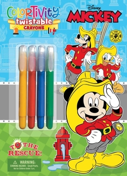 Paperback Disney Mickey: To the Rescue!: Colortivity Book