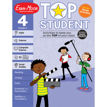 Paperback Top Student, Grade 4 Book