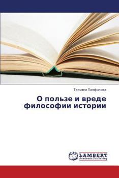 Paperback O pol'ze i vrede filosofii istorii [Russian] Book