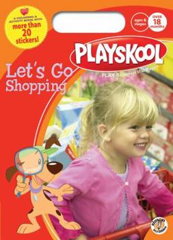 Paperback Let's Go Shopping [With Stickers] Book