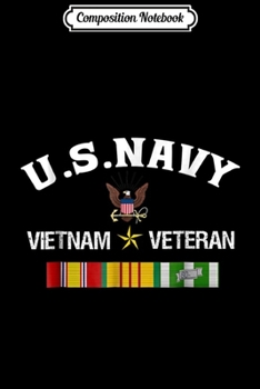 Paperback Composition Notebook: U.S. Navy Vietnam Veteran Journal/Notebook Blank Lined Ruled 6x9 100 Pages Book