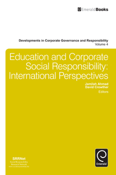 Hardcover Education and Corporate Social Responsibility: International Perspectives Book