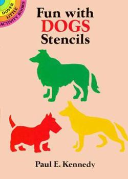 Paperback Fun with Dogs Stencils Book